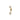 Curved Triple Star Earring