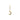 Paved Zirconia Moon Hoop